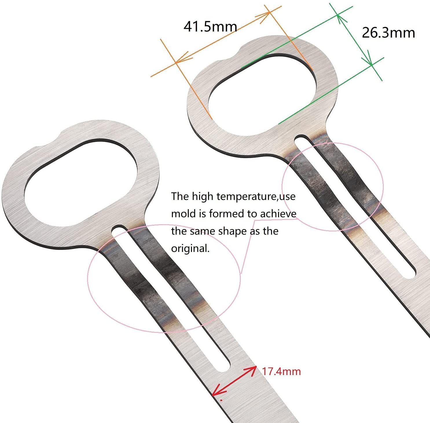 deawater Including 1 Pair of 2 Blades Replacement 24" Hedge Trimmer Blade Set for sthil HS45 HS 45 4228-710-6051A 42287106051