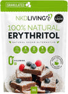 NKDLIVING 100% Natural Erythritol 2 Kg | Granulated Zero Calorie Sugar Replacement