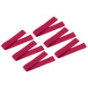 PATIKIL Towel Bands, 6 Pack Stretchable Towel Clips Cruise Essentials Windproof Beach Towel Straps for Beach Cruise Pool Chairs, Rose Red