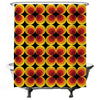 Ulticool - Shower Curtain ? Retro Vintage Flowers Antique Flowers ? 180 x 200 cm ? Bathroom Curtain ? Washable ? Anti-Mildew ? with 12 White Rings ?