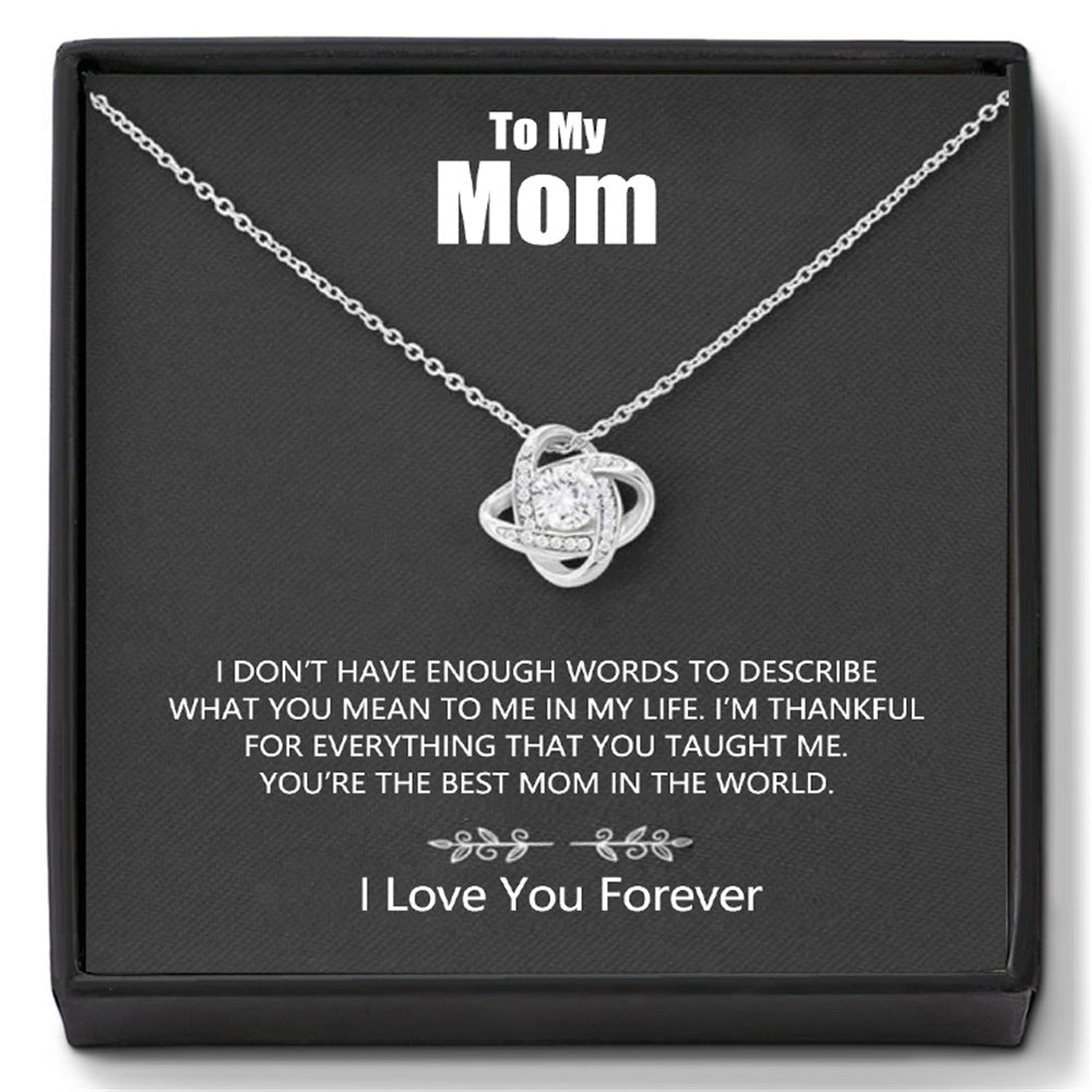 Light Luxury Minority Design Mother's Day Gift Four-leaf Clover Necklace