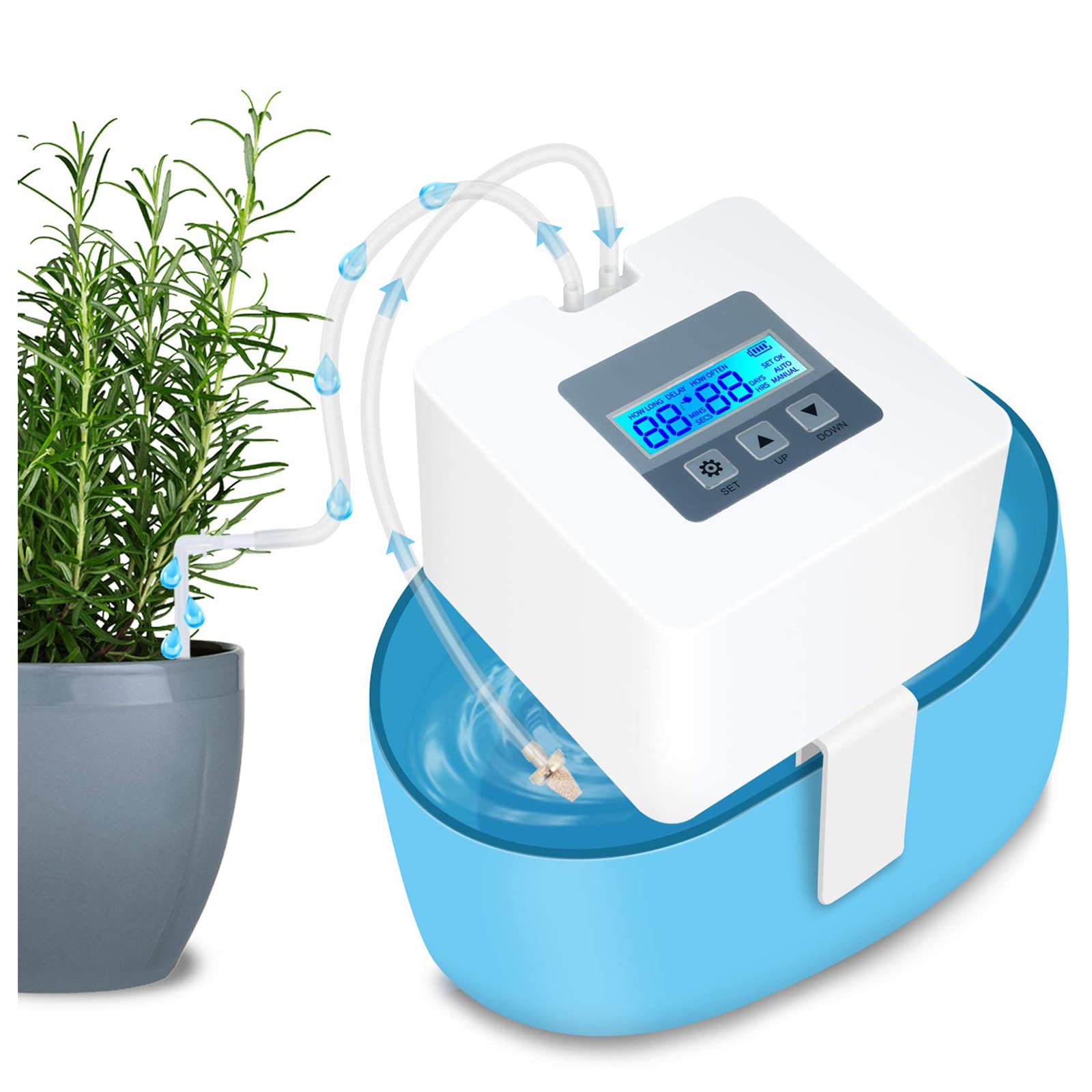 Landrip DIY Automatic Watering System,Automatic Irrigation System, Holiday Plant Watering Automatic Plant Waterer for Indoor Potted Plants,Gift for
