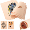 Worldget Tattoo Practice Skin 10 Pcs Fake Skin 3mm Silicone 6 * 8in Tattoo pad Tattooing Sheet Double Side for Beginners Artists