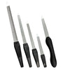SONNENSCHEIN by Hans Kniebes Set of 5 Sapphire Nail Files Coarse/Fine for Manicure and Pedicure, Black