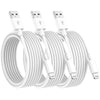 3Pack for iPhone Charger 3m MFi Certified, Extra Long phone Cable Lead 3 metre, USB A to Cable Fast Charging for Apple
