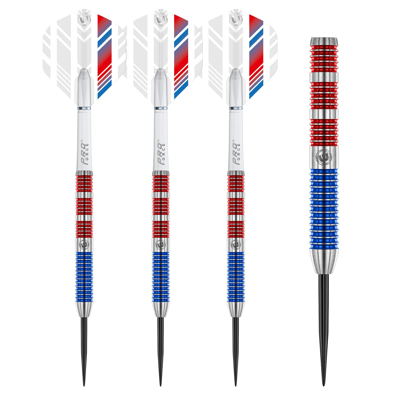 WINMAU Wildcats 25 gram Tungsten Darts Set with Flights and Stems (Shafts)