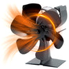 YAZIONG Stove Fan for Log Burner and Wood Burner - Heated Powered Fireplace Fan - Eco Wood Stove (HL-500Q4)