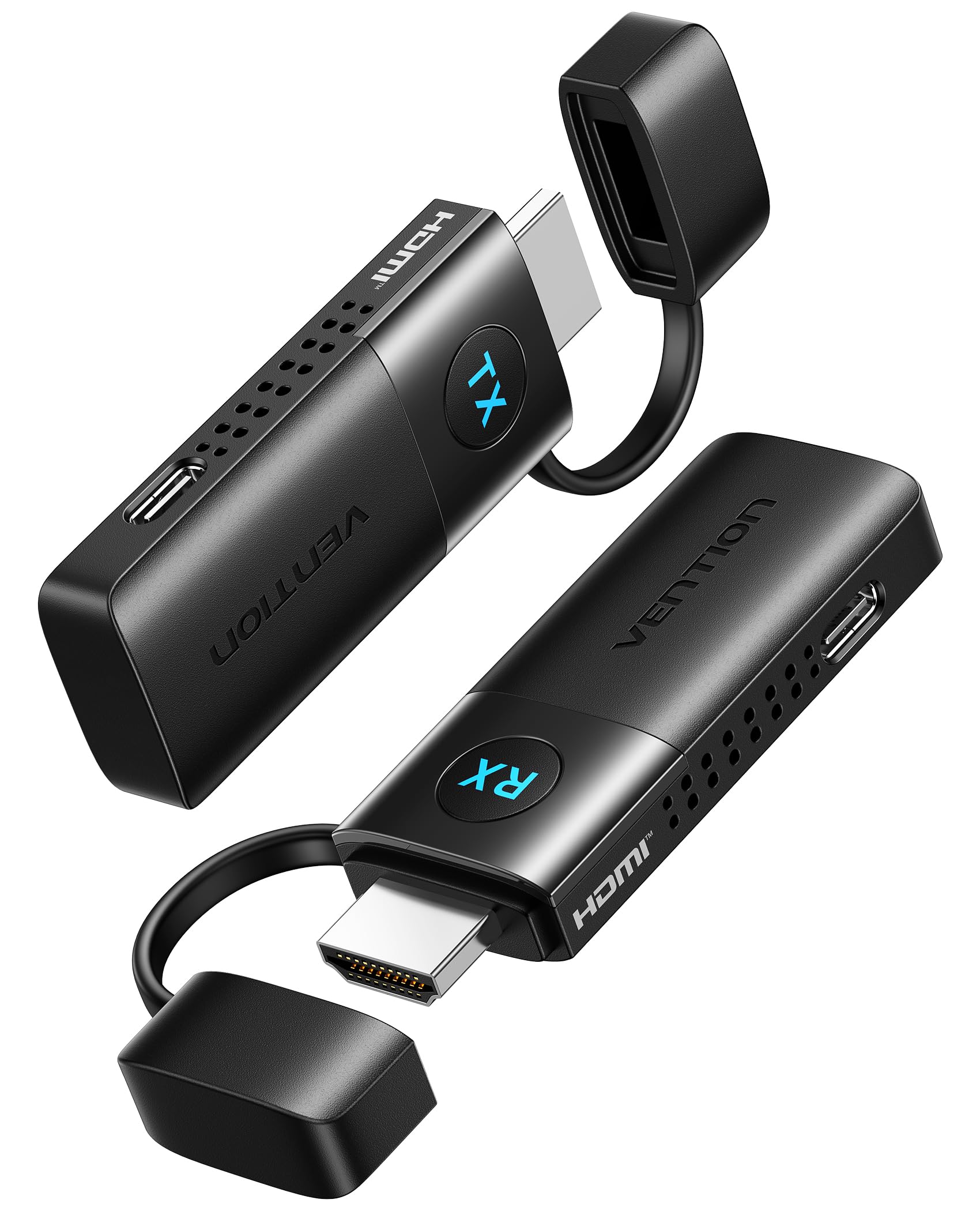 VENTION Mini Wireless HDMI Transmitter and Receiver 1080P@60Hz, Wireless HDMI 165FT/50M, 5G, Plug & Play for Streaming Video from Laptop/PC to