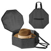 Boczif Hat Storage Box for Women and Men, Hat Storage Bag for Travel Collapsible, Cowboy Hat Case with Handle, Hat Organizer Container Large Cap Bag