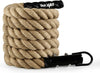 Yes4All Gym Climbing Rope with Carabiner 38mm Diameter for Fitness & Strength Training, Crossfit Exercises & Home Workouts, Strength Training Sports