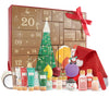 Advent Calendar 2025 Women Gifts, 24pcs Bath Sets for Christmas with Santa Hat, Shower Gel, Hand Cream, Christmas Decorations etc, Xmas Gift Idea for