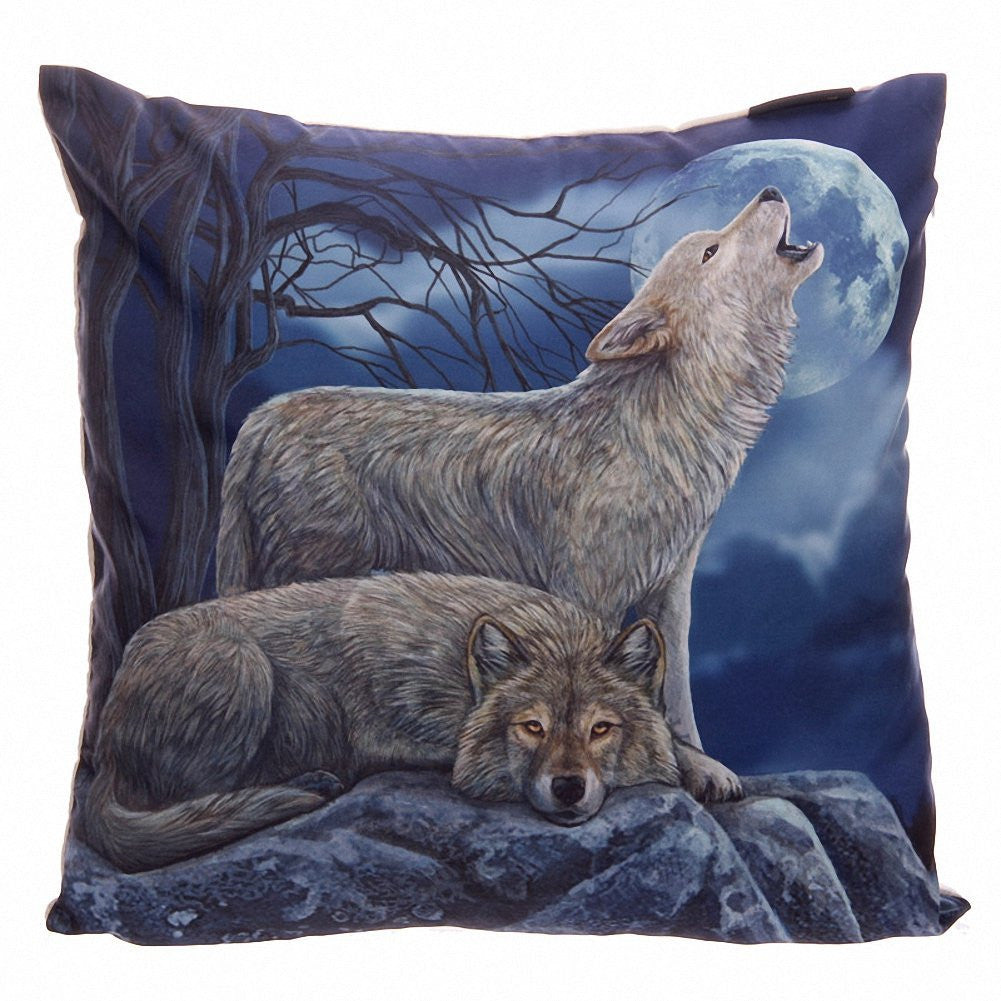 Howling Wolves by Lisa Parker Printed Cushion Cover