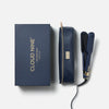 CLOUD NINE The Wide Iron Hair Straightener Blue | Variable Temperature Control | Revive Mode Mineral-Infused Plates | Digital Display 360? Swivel Cord