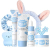 9PCS Milk Skin Care Sets & Kits for Teenage Girls-Moisturizing and Hydrating Skincare Sets- Facial Cleansing Brush & Cleanser, Serum, Face & Eye