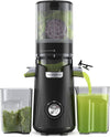 ACOQOOS Juicer Machines, 135MM Wide Chute for Whole Fruit and Vegetable,1.8L Auto-Feed Time-Saver, Slow Masticating High Yield, Easy to Clean Cold