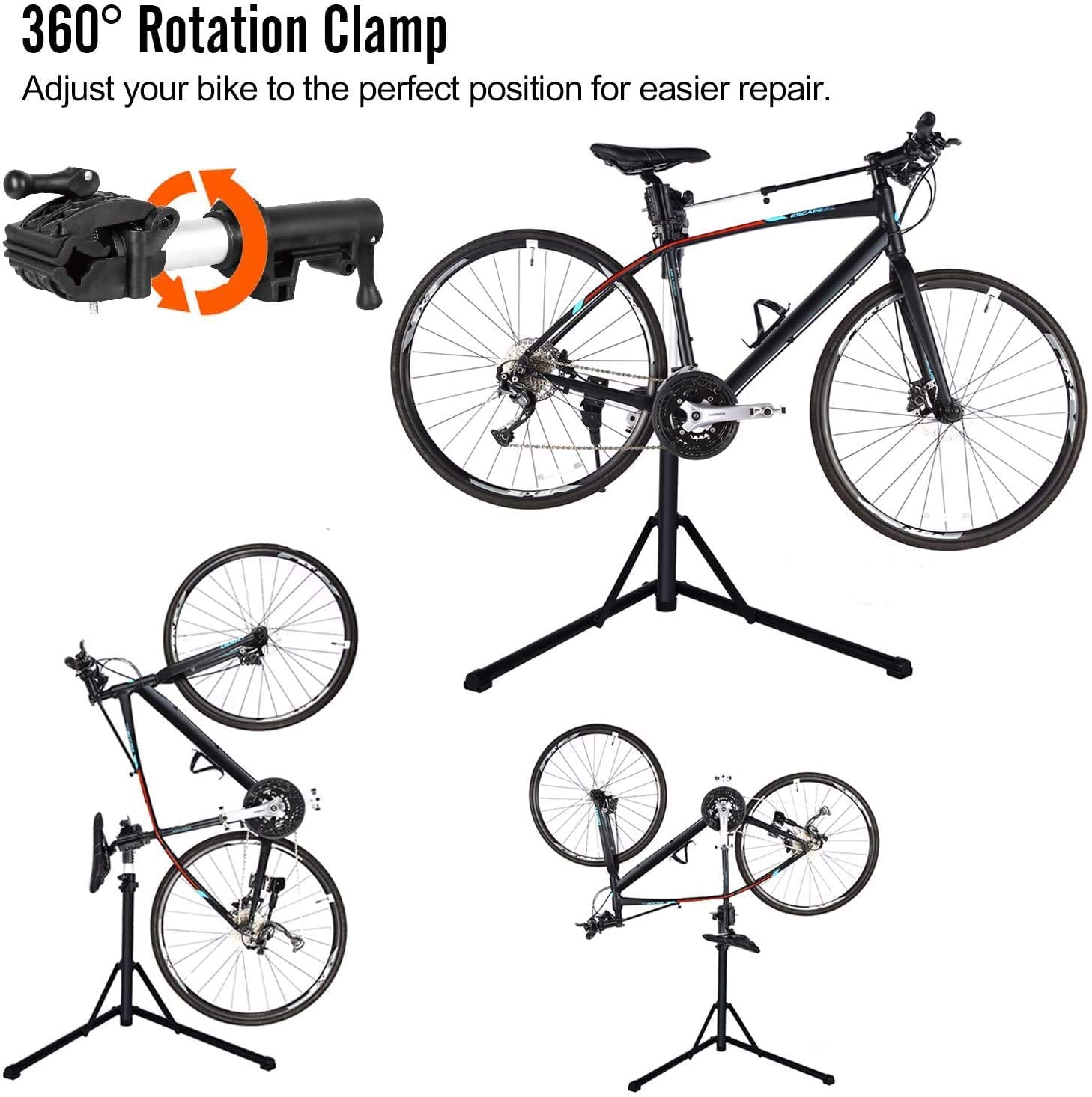 Sportneer Bike Repair Stand, Foldable Bicycle Repair Rack Workstand, Height Adjustable
