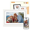 Digital Photo Frame WiFi Oak Wood 10.1 Inch Digital Picture Frame with 1280x800 HD IPS Touchscreen, Built-in 32GB, Send Photo/Video via Uhale