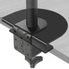 VIVO Steel Reinforcement Bracket Mount Plate for Thin, Glass, and Other Fragile Table Tops, Clamp Compatible with Most Monitor Stand C-Clamp