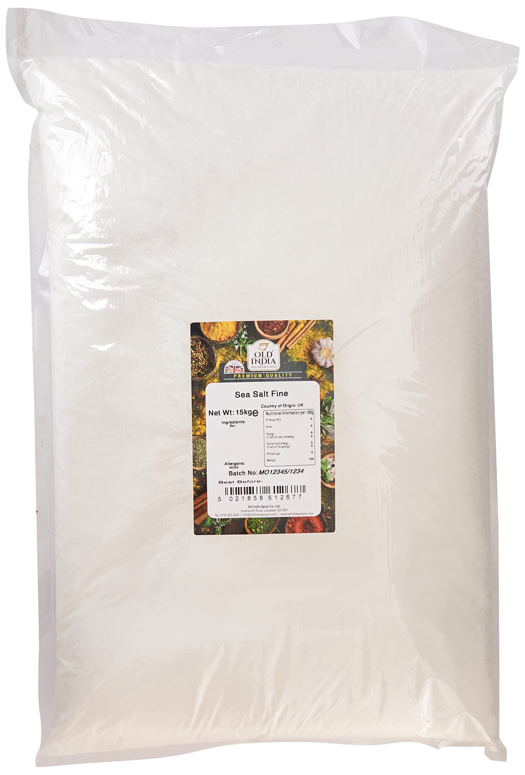 Old India Sea Salt Fine 15kg