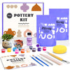 Pllieay Pottery Kit for Adults Air Dry Clay Kit Pottery Starter Kit for Beginners Pottery Painting Kit Includes Sculpting Tools, Varnish, Paint