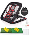 Golf Chipping Net, GEEORZO Pop Up Golf Practice Net, Golf Swing Training Aid for Backyard Outdoor Indoor - Golf Gift for Men Women