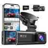 REDTIGER F7NP-4K Dash Cam Front and Rear, STAVIS 2 Sensor Dash Camera for Cars, Free 128GB Card Included, 5.8GHz Wi-Fi6-up to 20MB/s, 3.18? Screen,