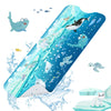 SHUCHING Polar Animals Bath Mat Non Slip Kids, 100 X 40 cm Extra Long Baby Bathtub Mat Anti Slip, Childrens Shower Mat Non Slip Anti Mould for