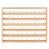 Kurtzy 60 Spool Wall-Mounted Wooden Thread Rack Holder - Organiser Stand with Wall Hanging Hooks - Beech Wood Sewing Spool Holder for Embroidery,