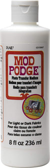 Mod Podge, Photo Transfer Medium, Opaque White Gloss Finish, CS15067, 236 ml Bottle