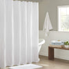 Madison Park Arlo 100% Cotton Shower Curtain, Texture Waffle Weave Design 800 GSM Hotel Quality, Soft Trendy Bathroom D?cor, Machine Washable, Bathtub