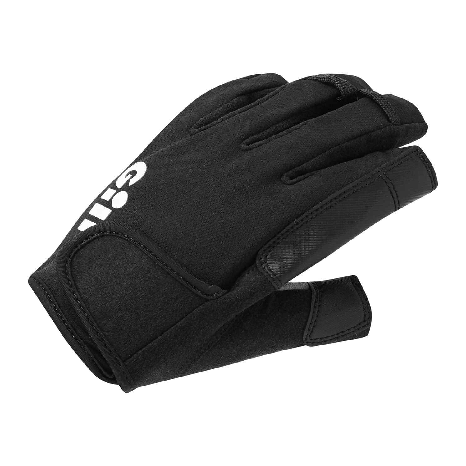 Gill Championship Sailing Gloves - Short Finger with  Length Fingers - Dura-Grip Fabric, 50+ UV Sun Protection & Water Repellent