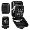 OFFOF Key Safe Wall Mounted Police Approved,Key Lock Box for Outside 12 Digit Combination Lock Box Spare Key Hider Waterproof Security Lockbox Large