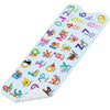 SHUCHING Alphabet Bath Mat Non Slip Kids, 100 X 40 cm Extra Long Baby Bathtub Mat Anti Slip, Childrens Shower Mat Non Slip Anti Mould for Bathroom