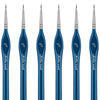 Golden Maple Miniature Paint Brushes, 6PC Fine Detail Paint Brush Set 10/0, Mini Small Painting Brushes for Crafts, Acrylic, Watercolour, Oil, Model,