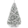Artificial Christmas Tree 6FT Snow Flocked 850 Tips Metal Stand Asinse