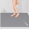 Yolife Extra Large Shower Mat, 120x80CM Non Slip Shower Mat for Inside Shower with Drain Holes and Suction Cups for Bathroom, No Odor Oversized Stand