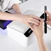 JODSONE Professional Nail Lamp 4 Timers Removable Base Smart Touch Screen Large Space U V Lamp for Gel Polish