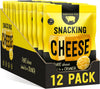 Serious Pig Snacking Cheese - Pure Cheese Crisps High Protein Zero Carb (12 x 24g)