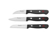 W?sthof Gourmet 3-Piece Paring Knife Set, Black, Silver