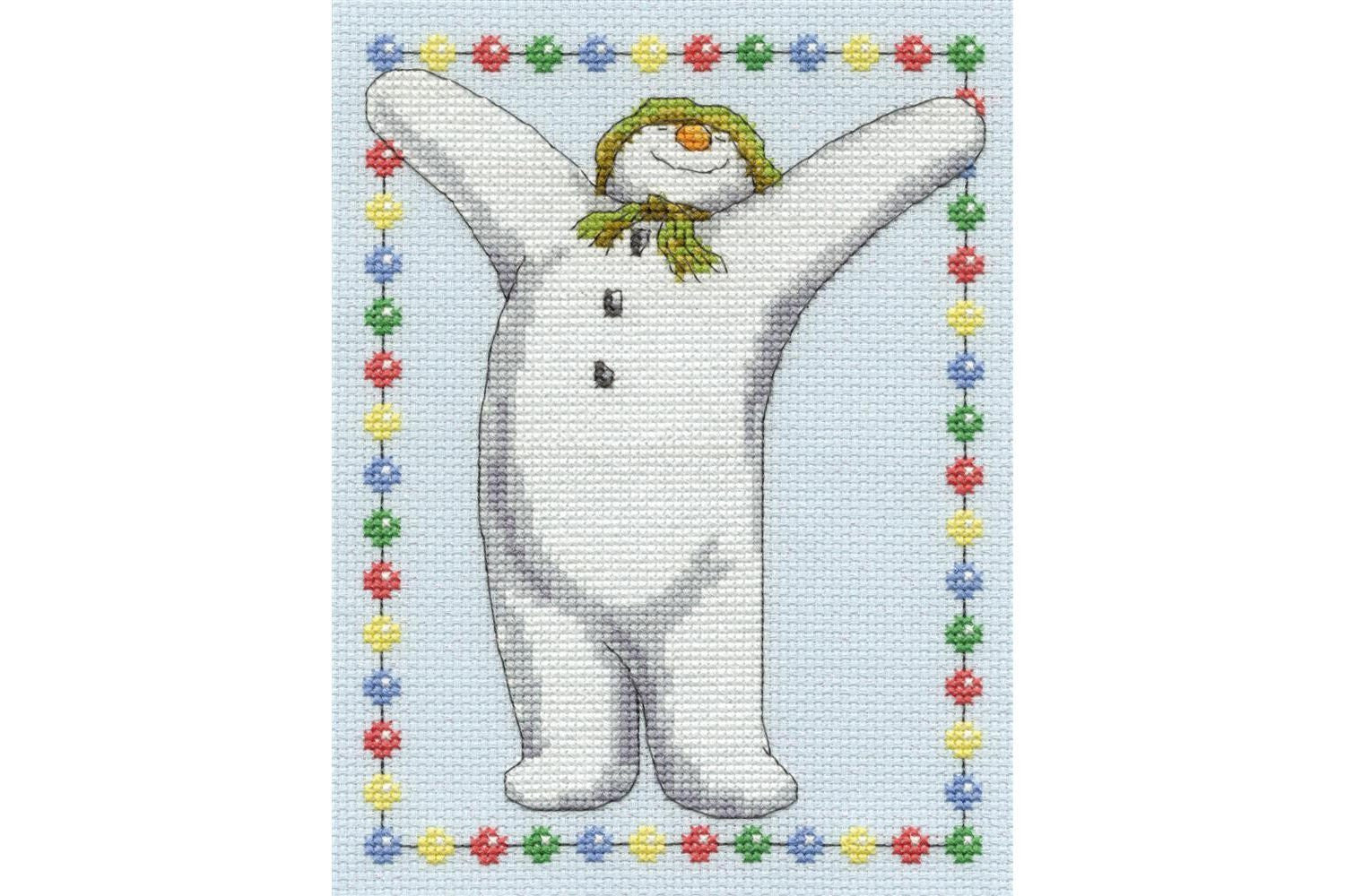 DMC Celebration 14 Count Cross Stitch Kit, Multi Colour