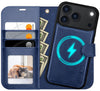 OCASE for iPhone 17 Pro Case, Detachable 2 in 1 PU Leather Wallet Case with RFID Blocking, Wireless Charging, Card Holders, Kickstand, Shockproof
