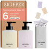 Tirtyl Skipper Hand Wash Duo Kit HDPE - 2 HDPE Recycled Plastic Foaming Dispensers + 6 Tablet Refills (6x 250ml bottles of soap) + 1 Storage Tin -