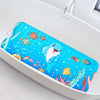 WELTRXE Baby Bath Mat Non Slip Anti Mould, 100x40cm Extra Long Bathtub Mat for Kids, Large Shower Mat for inside bath, Soft Tub Mat with Strong