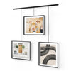 Umbra Exhibit Set of Three 8x10 Picture Frames, Black, metal
