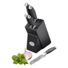 Tala 6 Piece Knife Block Set, Superior Steel with Manganese Infused Blades, Soft Grip Contoured Handles for Extra Comfort, Perfect for Precision,