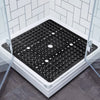 Lurowo Square Shower Mats Non Slip Anti Mould, Rubber Shower Mats for Inside Shower, Large Shower Mat 70 * 70cm with 240 Suction Cups, Machine