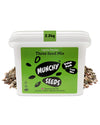 Munchy Seeds Lightly Toasted 3 Seed Mix, Pumpkin Seeds, Sunflower Seeds & Flaxseed, Free from Nuts, Seeds for Baking, Breakfast Cereals & Granola,