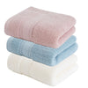 Set of 3 Bath Towels, Towels, Bidet Towels, Family Set, Soft 100% Cotton, 3 Towels, Resistant to Frequent Washes and Durable, 35 x 75 cm, 3 Pieces