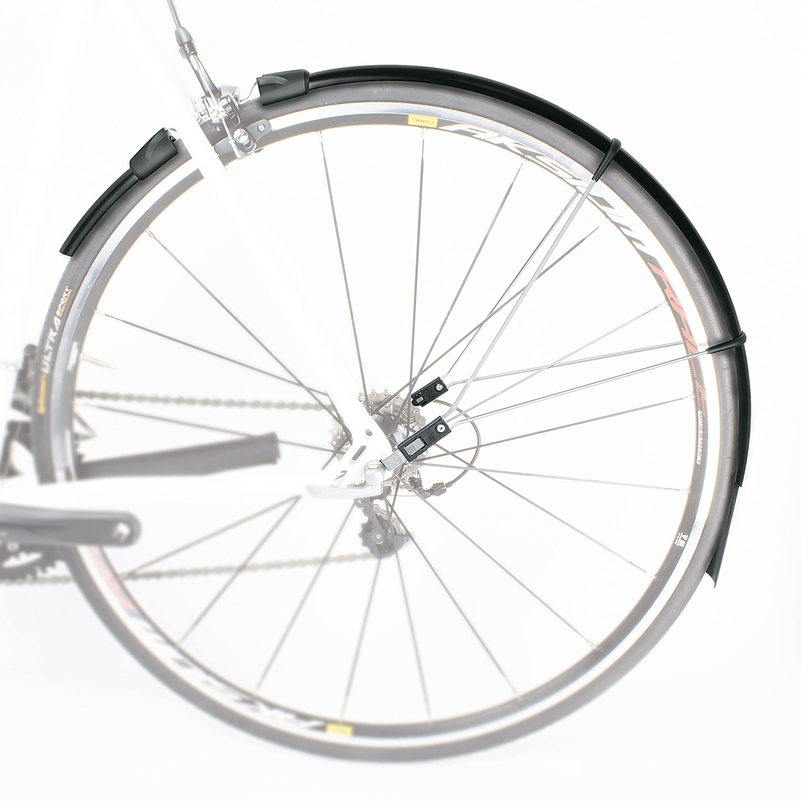 SKS Raceblade Long Mudguard Set: Black