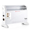DONYER POWER Convector Radiator Heater with Adjustable Thermostat Free Standing in White 2000W